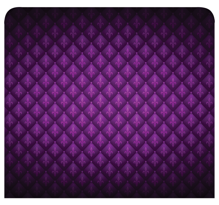Purple fleur-de-lis