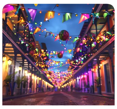 Mardi Gras street