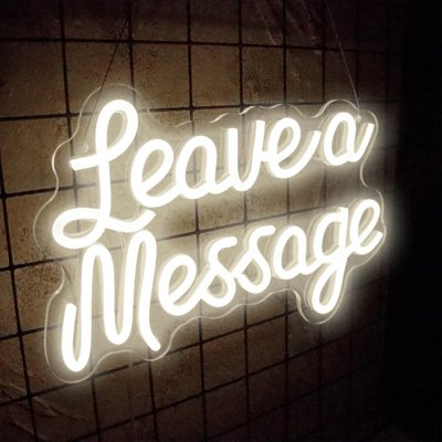 Leave a Message Neon